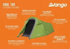 Vango Soul 100 Tent -Vago Camping Shop soul 100 infographic lr