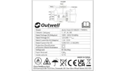 Outwell Arctic Frost 55 Cooler -Vago Camping Shop specs 1