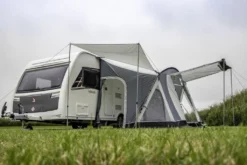Sunncamp Swift Deluxe 325 SC Caravan Awning -Vago Camping Shop swift deluxe 325 sc with side sun canopy 7