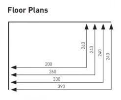 Sunncamp Swift Sun Canopy 260 -Vago Camping Shop swift sun canopy 390 330 260 200 floor plan