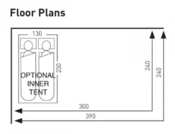 Sunncamp Ultima Versara Air 390 Awning -Vago Camping Shop ultima versara air 390 300 floor plan