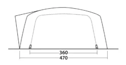 Outwell Vermont 7PE Tent Package -Vago Camping Shop vermont 7pe width 1