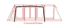 Outdoor Revolution Ozone 6.0 XTR Safari Side Sun Wing -Vago Camping Shop xtr safari 2